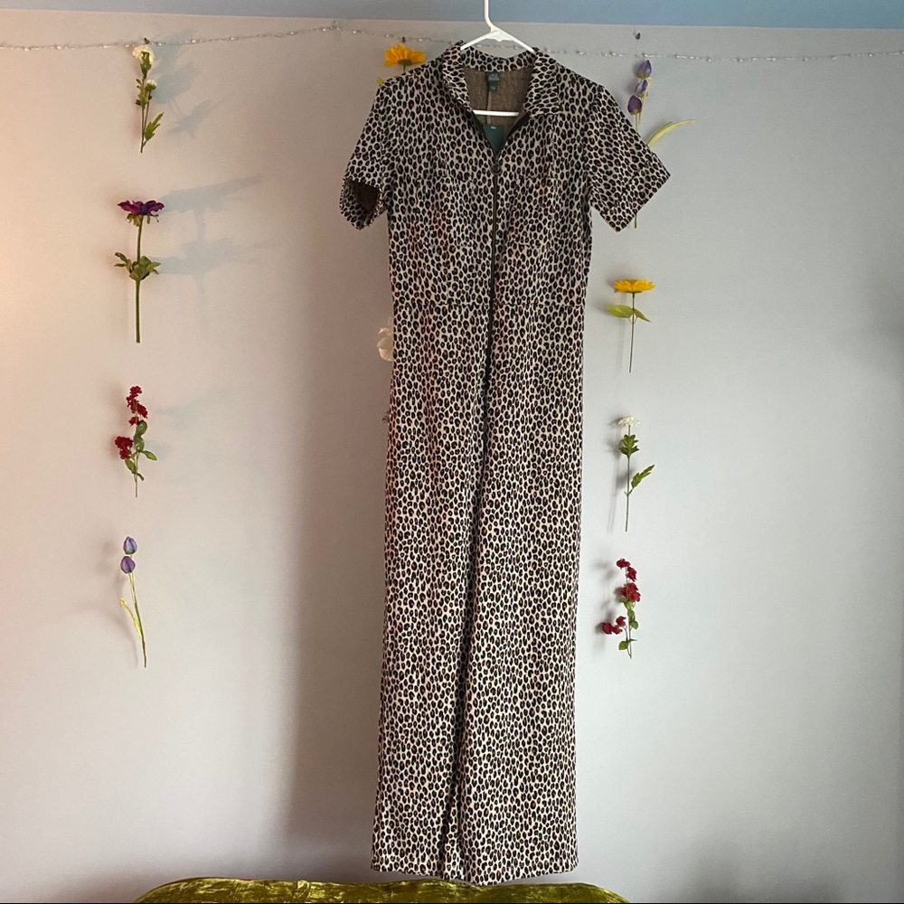Cheetah Print Jumpsuit